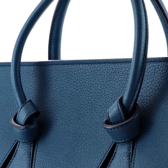 Celine Tie Knot Tote Grainy Leather #220099C11B - Picture 7 of 9